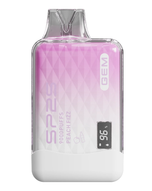 sp2s crystal m disposable vape peach fizz