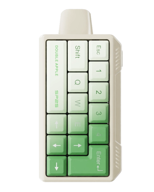 sp2s swift keyboard disposable vape double apple flavor
